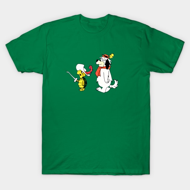 Touché Turtle and Dum Dum, Cartoon Series, Hanna-Barbera T-Shirt by RainbowRetro